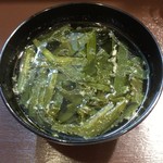 よねさん - 鶏丼に付いてくるスープ