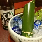 Kyou Kaiseki Minokichi - 冷酒は竹筒で(*´∇｀*)