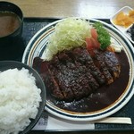 みそかつ 三和 - 厚切りみそかつ定食(ライス大盛)1500＋100円