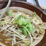 ラーメン東横 - 具の野菜シャキシャキ！