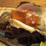 日本料理 とくを - 岩牡蠣のジュレ掛け。