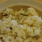 とんQ  - 太刀魚と塩昆布の炊き込みご飯(お代わり無料)