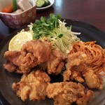 天春 - から揚げ定食