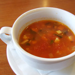 エビス カフェ - ランチのスープ