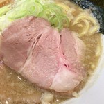 麺屋りゅう - 背脂煮干しそば（鯵煮干しベース）（アップ）