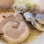 麺屋りゅう - 味玉塩らーめん（アップ）