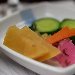 日の出 - 五種盛（香の物）