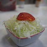 スタミナカレーの店 バーグ - ハンバーグ定食のサラダ
