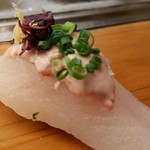 寿司処 松の - かわはぎ