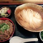 瀬戸内製麺710 - 特撰素材のひやかけ＆牛飯