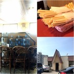 ステーキレストラン がんねん - 平成28年6月 店舗内観/異常に多い割り箸/店舗外観