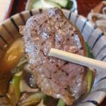 蕎麦料理 すみや - 鴨肉。