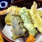 仙石すし - 本日特選握り定食（天ぷらアップ）