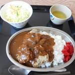 下関警察署食堂 - 鯨カツカレー 2016.5