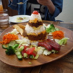 浜辺のTipi Cafe - タコライス（1300円）