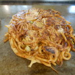 Okonomiyaki and okafe kokoya - キムチうどんモダン　2016.5