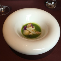 RISTORANTE OZIO - ・オーロラ海老・甘エビとアスパラガス
                