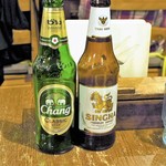 チェンマイ食堂 マイホーム - タイの二大麦酒