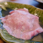 焼肉すどう - newさっと出汁にくぐらせて