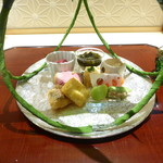 肥後橋 やま本 - 八寸（茅野輪）