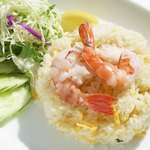 Shrimp fried rice: Khao Pak Kung