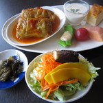 아리아케야마노 카페 - ある日のランチ(ﾛｰﾙｷｬﾍﾞﾂ）