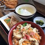 フラミンゴ - ほっきめし御膳とガシラのフライ