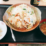 Shokudouhanagasa - 『ちゃんぽん』様（600円）これこれ～沖縄のちゃんぽん食べたかったんですよね～長崎と違って御飯ってのが面白い（笑）