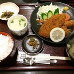 庄内庵 - 海の幸フライ定食