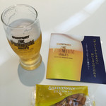 サントリー 天然水のビール工場 京都 - 1杯目は ノーマル プレモル 皆共通