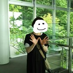 茶房　わらび野 - お店の人が記念に撮ってくれました（テレました…）