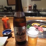 島生まれ島育ち 隠岐牛店 - 瓶ビール(中瓶) 550円　(2016.6)