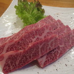 カルビ特選ばら肉 1600円　(2016.6)