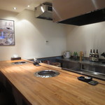 島生まれ島育ち 隠岐牛店 - カウンター席