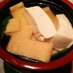 パーク ハイアット 東京 - 朝食（湯豆腐）