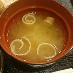 大衆居酒屋 とりいちず - 味噌汁