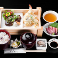 国産牛ステーキと和御膳
