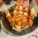 究極のかに天丼定食                                   \1500