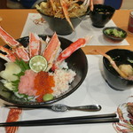 かに鮮丼（生）定食                                   \1500