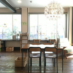 Cafe ajironoki - 店内。