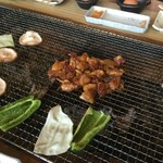 ろばたやき山ろく - タレ焼きが一番好きかな(￣ー￣)