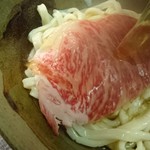 Komugi Nomi No Ri - まかないで作った【神戸牛のしゃぶしゃぶうどん】