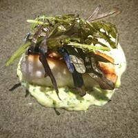 バンケット - 八丈島産真鯛　トリュフ・ブロッコリーソース
                  
