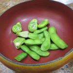 にく友食堂 - 枝豆とそら豆