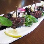 kushina copain - 馬肉の串パッチョ