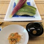 天ぷら 小泉 - 天丼とぬか漬け