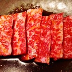 Tenka No Yakiniku Daishougun - 『和牛上カルビ』(1280円)！！今日食べた肉の中では、一番旨かったズラ～♪(^o^)丿