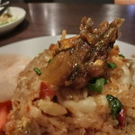 マレー・アジアン・クイジーン - 煮干し(イカンビリス)を乗せてみました（＾Ｑ＾）