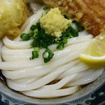 梅田 釜たけうどん - ちく玉天ぶっかけ780円