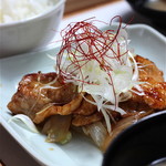 竈 - 豚生姜焼き定食